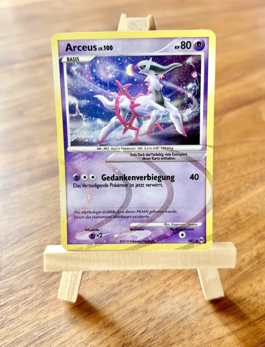 Arceus LV. 100 Holo Pokémon Karte Deutsch AR7 Arceus