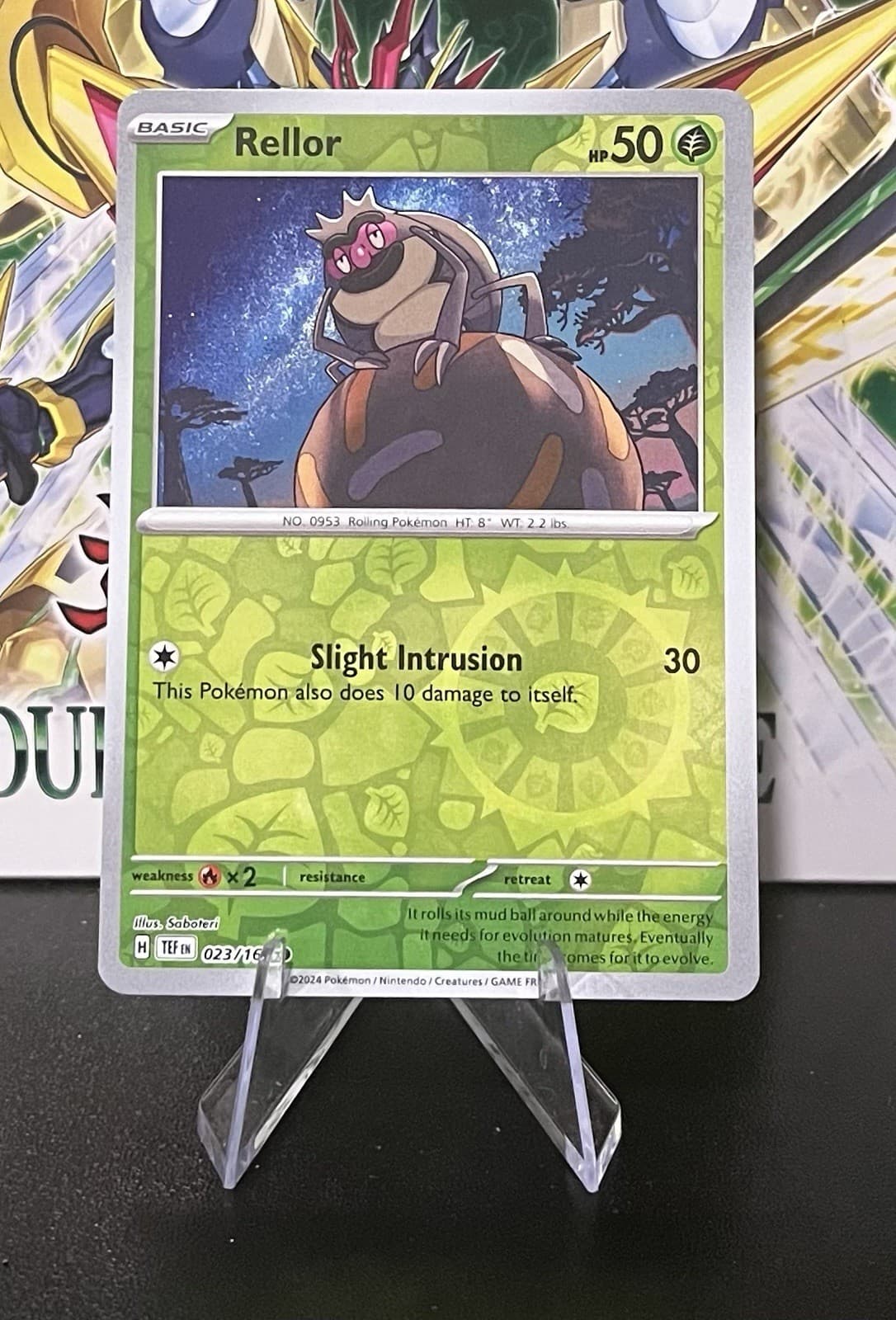 Rellor - 23/162 - Temporal Forces - Pokémon TCG Card New ✨