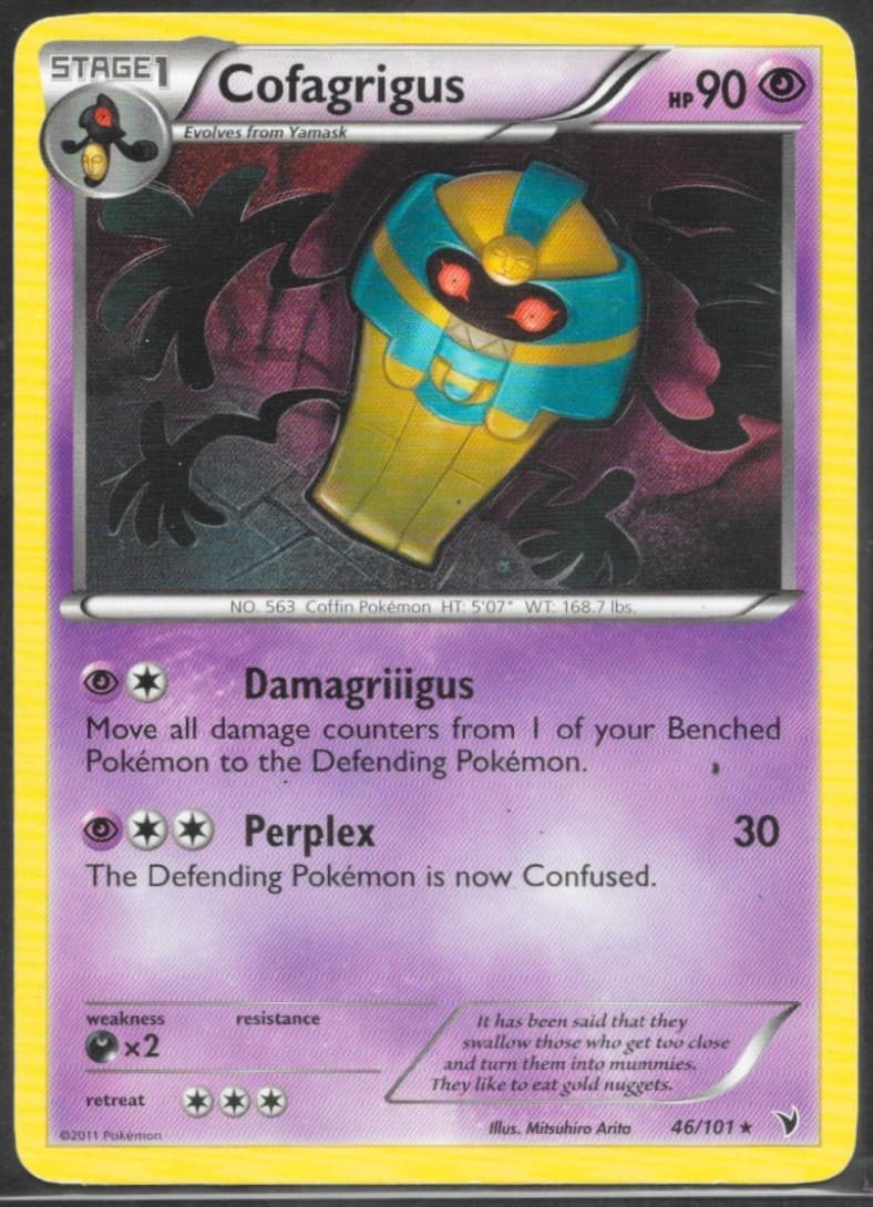 Cofagrigus (46) Rare Noble Victories 46/101 LP