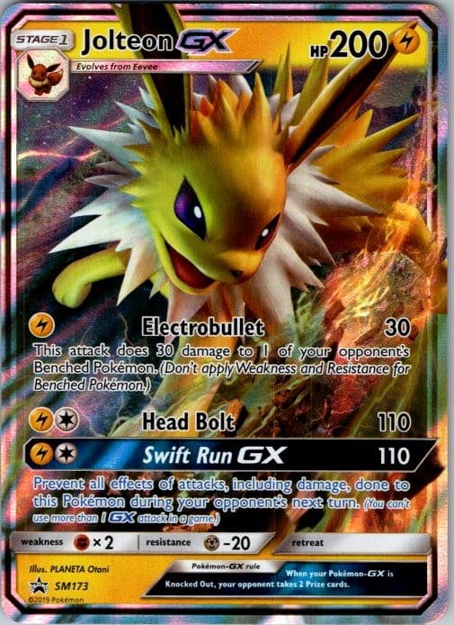Jolteon GX Holo Promo SM Promos SM173 LP