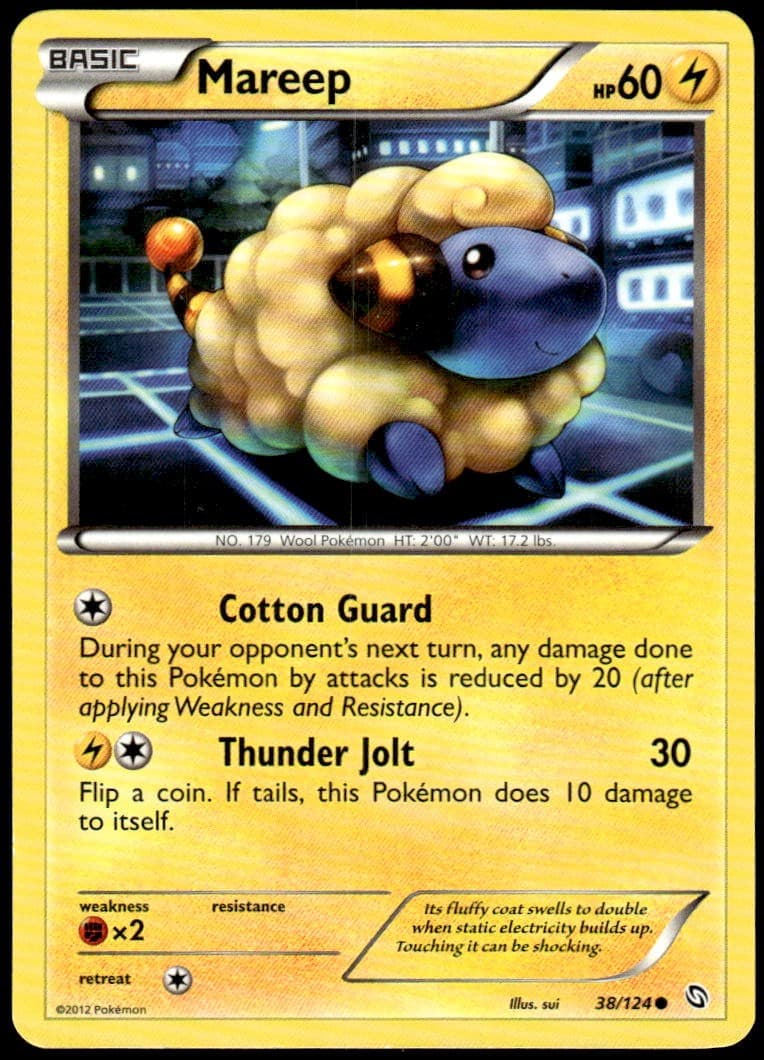 Mareep 38/124 Common Dragons Exalted LP