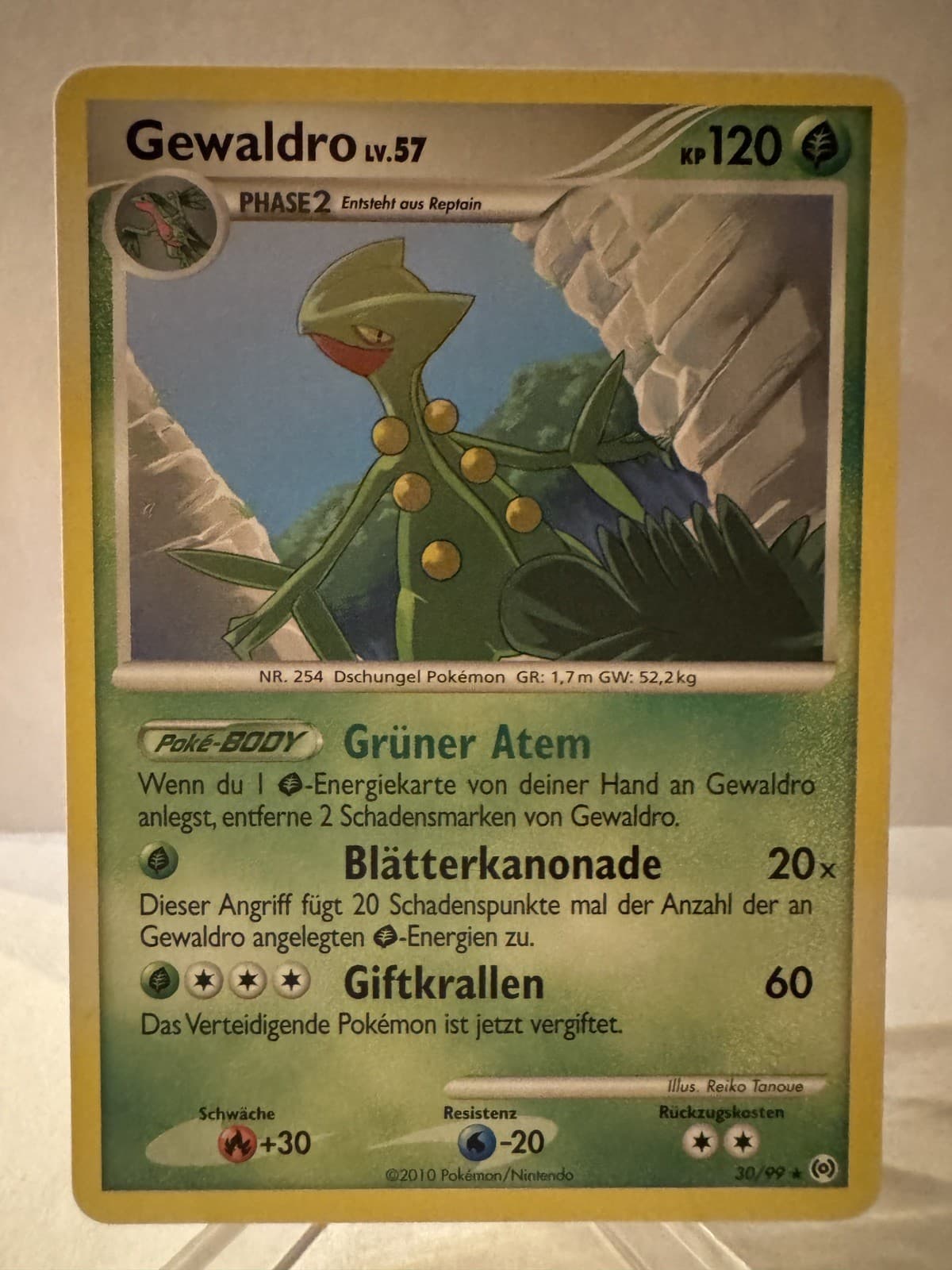 POKEMON - Arceus - Gewaldro Lv 57 - 30/99 - - deutsch