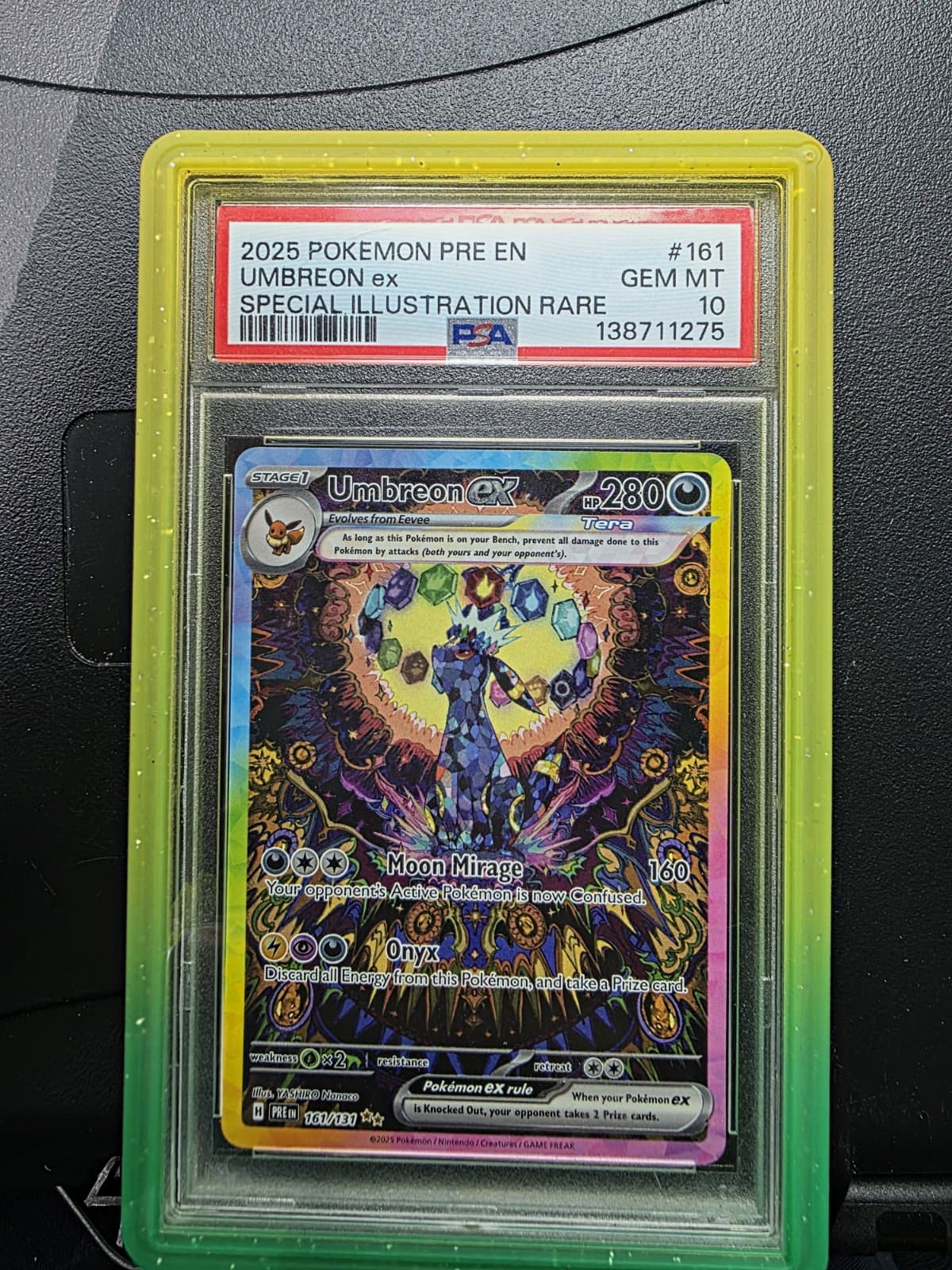 Umbreon ex SIR Holo Sv: Prismatic Evolutions 161/131 English PSA 10