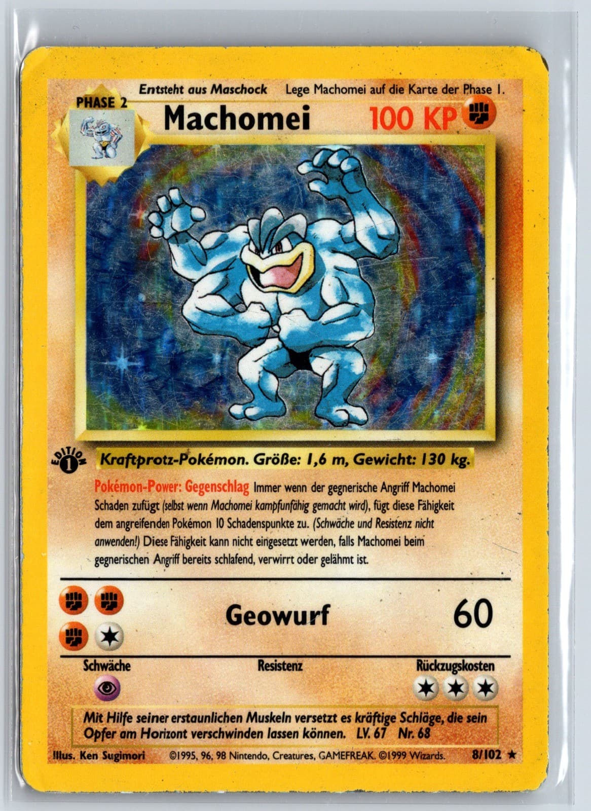 Machomei Base Set 8 1999 HP