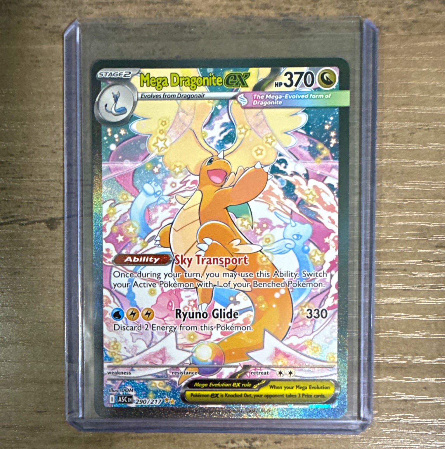 MEGA DRAGONITE EX #290 Pokémon TCG Ascended heroes EN ( NEAR MINT )