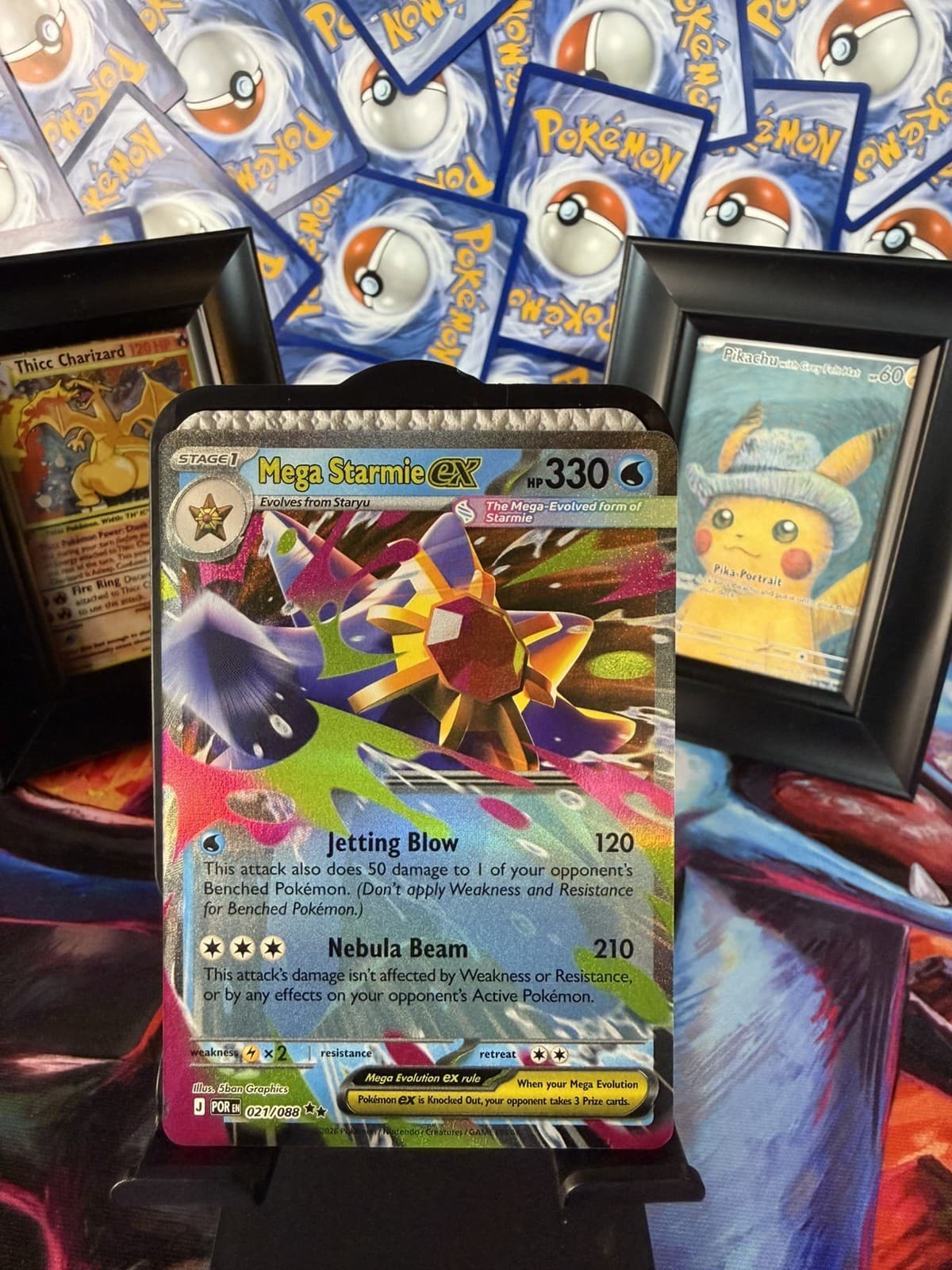 Pokemon Mega Starmie Ex 21/88 Perfect Order