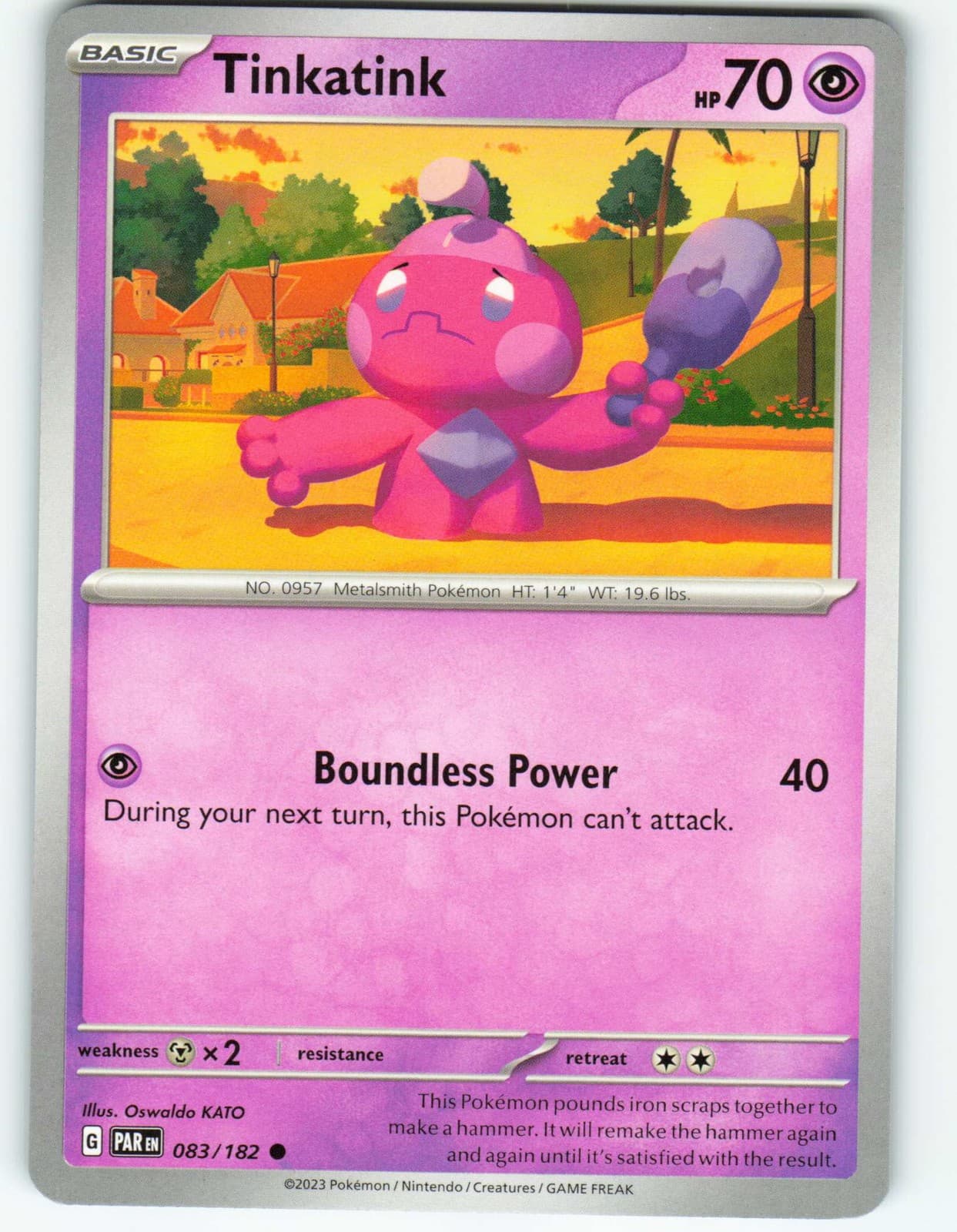 Tinkatink - 83/182 Paradox Rift - Pokémon TCG - 2023
