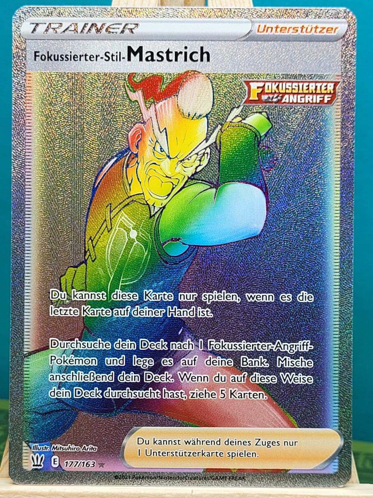 POKEMON - Kampfstile - Fokussierter-Stil-Mastrich - 177/163 - deutsch