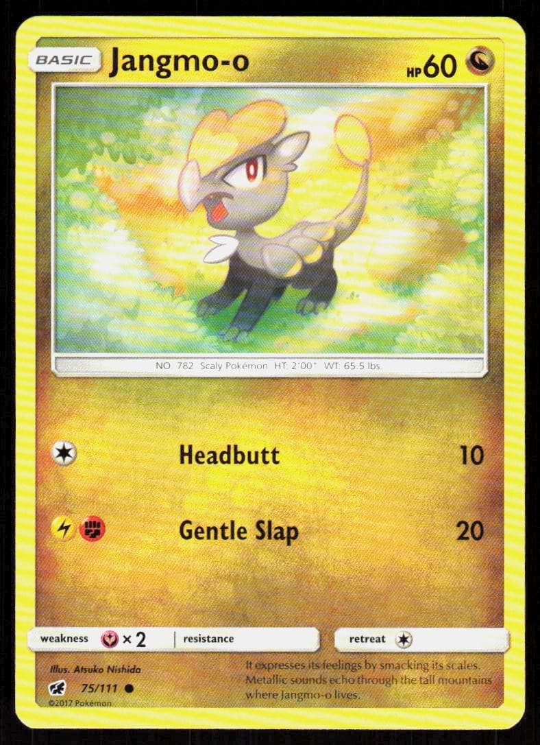 Jangmo-o 75/111 Common Crimson Invasion Pokemon Lightly Played