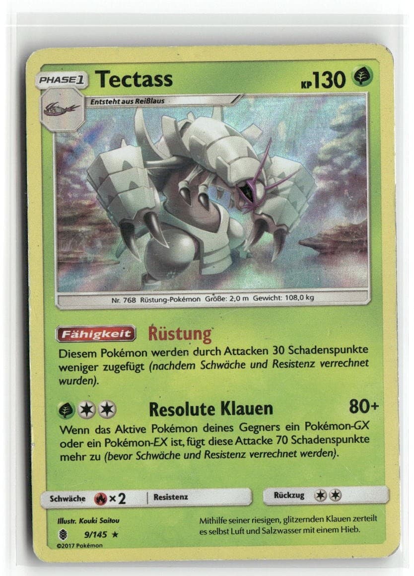 Tectass 9/145 Stunde der Wächter GRI Rare Holo Pokemon Deutsch 2017