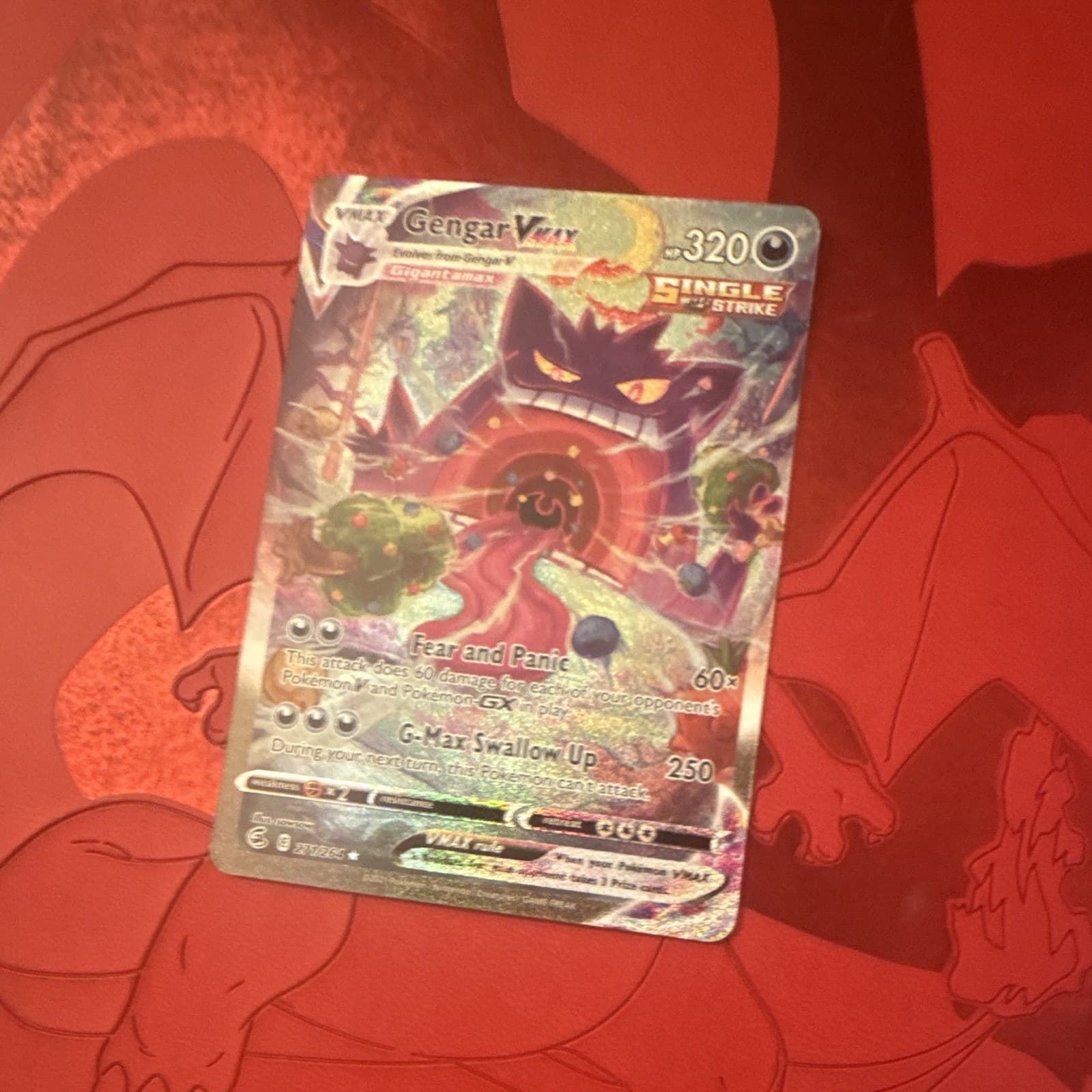 The Pokémon Company Gengar VMAX 271/264 Fusion Strike Alt Art Secret Holo EN
