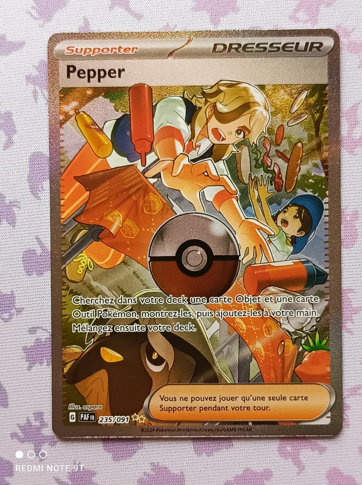 Carte Pokemon Pepper 235/091 - Écarlate et Violet Destinées de Paldea