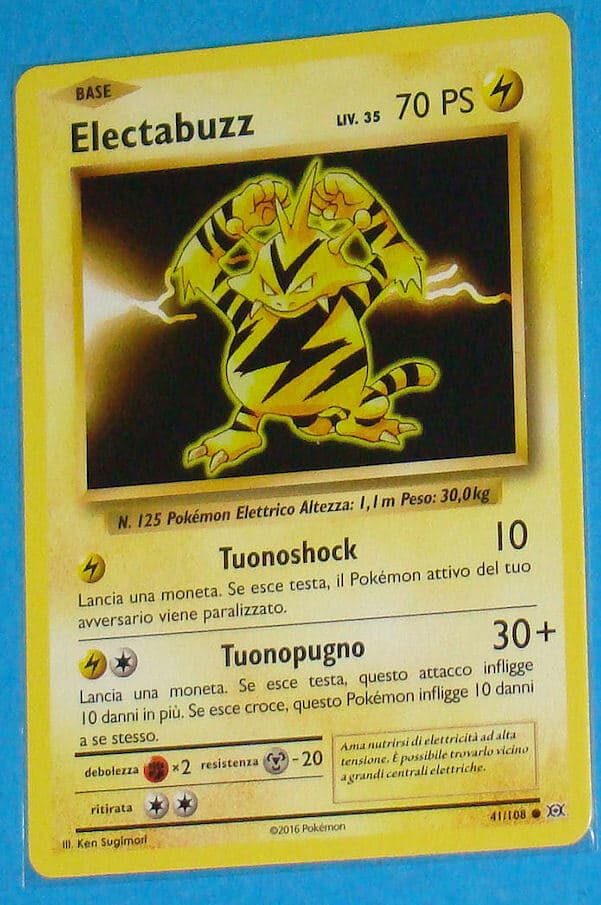 Electabuzz 41/108 - EX - XY Evoluzioni - Carte Pokemon ITA