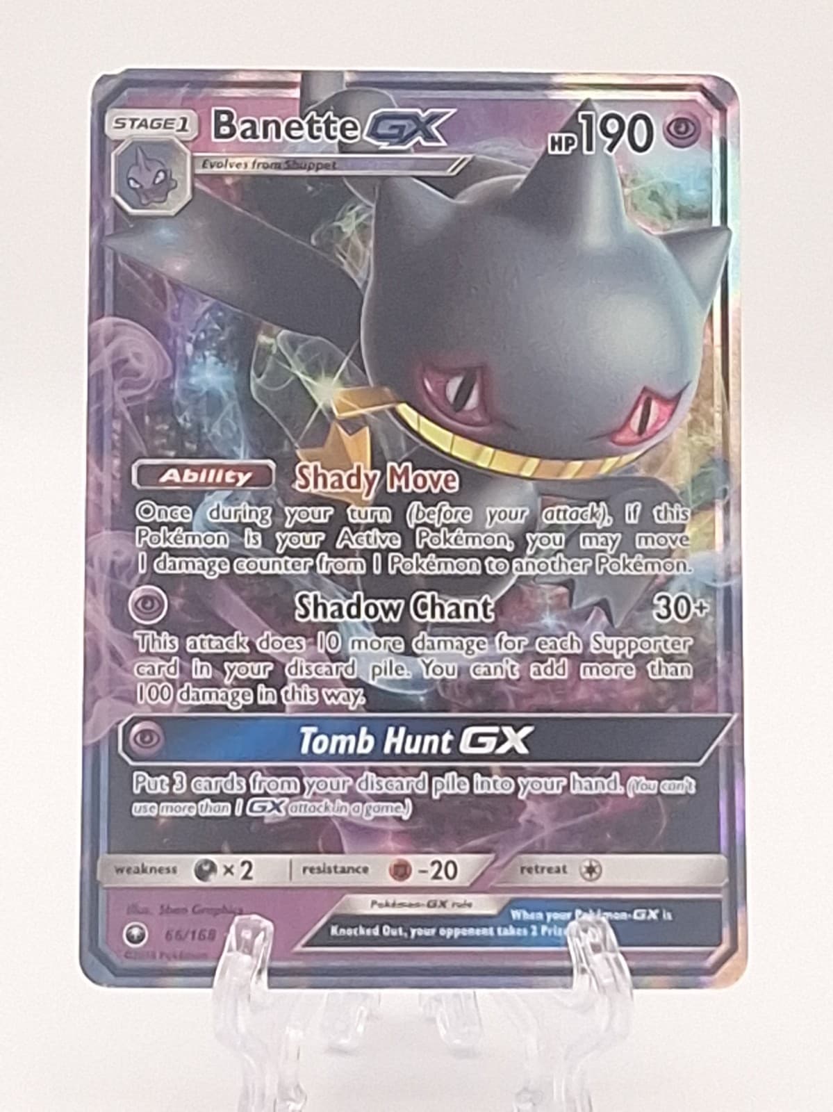 Banette GX 66/168 Sm-Celestial Storm Holo