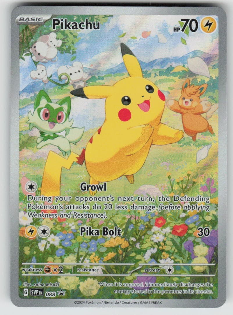 Pikachu 088 Holo Promo Scarlet & Violet Promo Pokemon NM