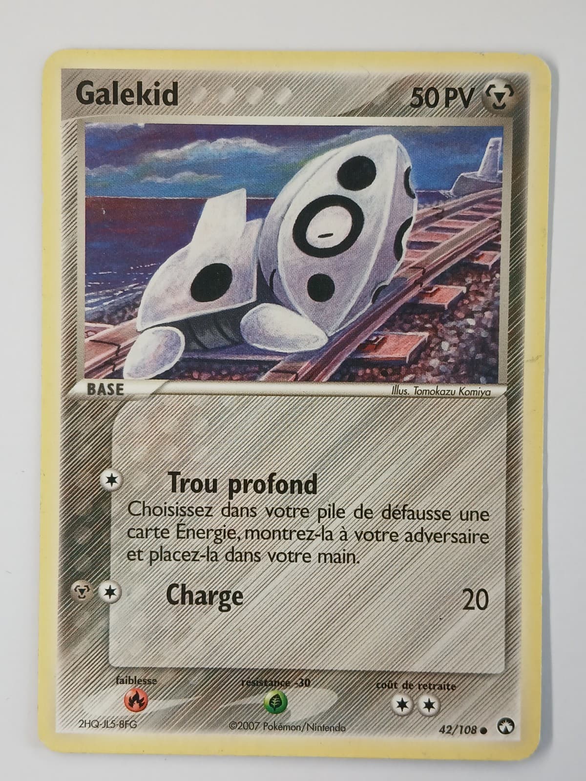 Carte pokémon FR Galekid (PK 42) EX Gardiens du Pouvoir [PLAYED] 29.05.26A