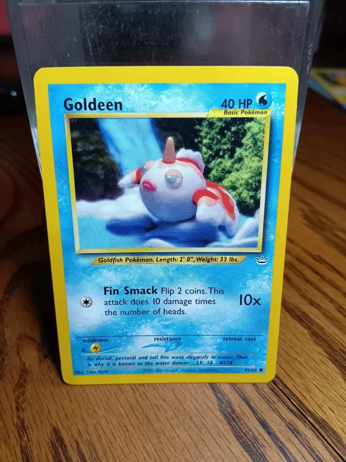 Goldeen 45/64 Neo Revelation Pokemon Vintage Pokémon TCG NM