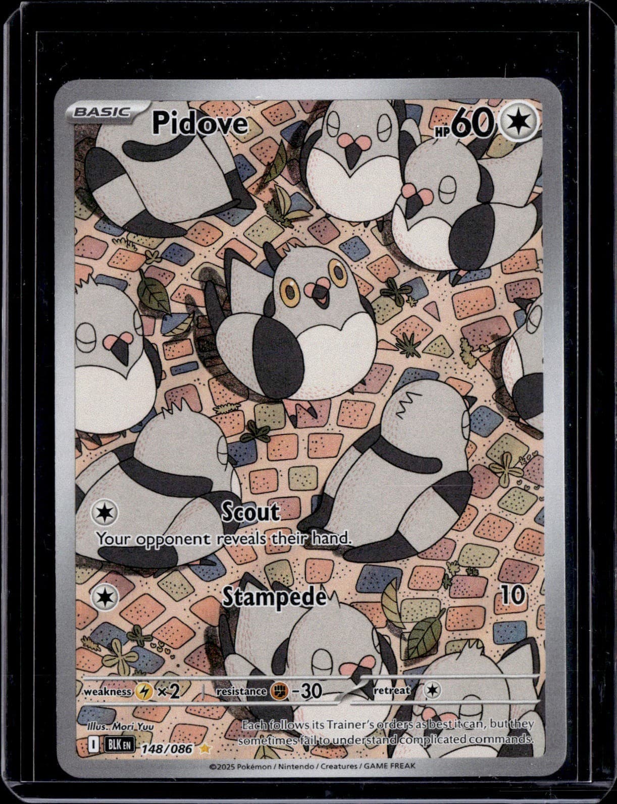 Pokemon Pidove #148/086 SV: Black Bolt