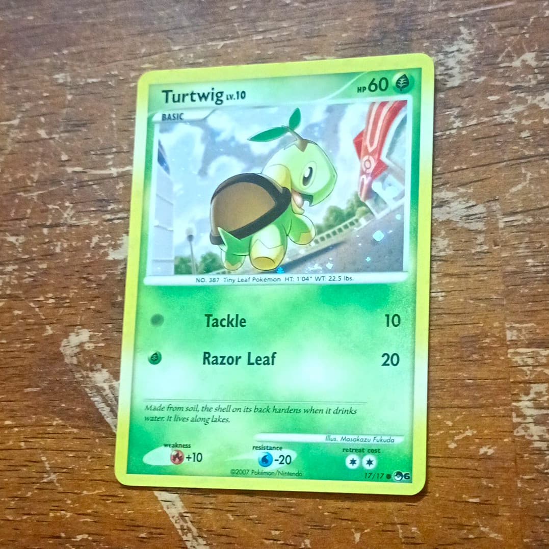 Pokemon TCG 2007 POP Series 6 Holo Turtwig 17/17