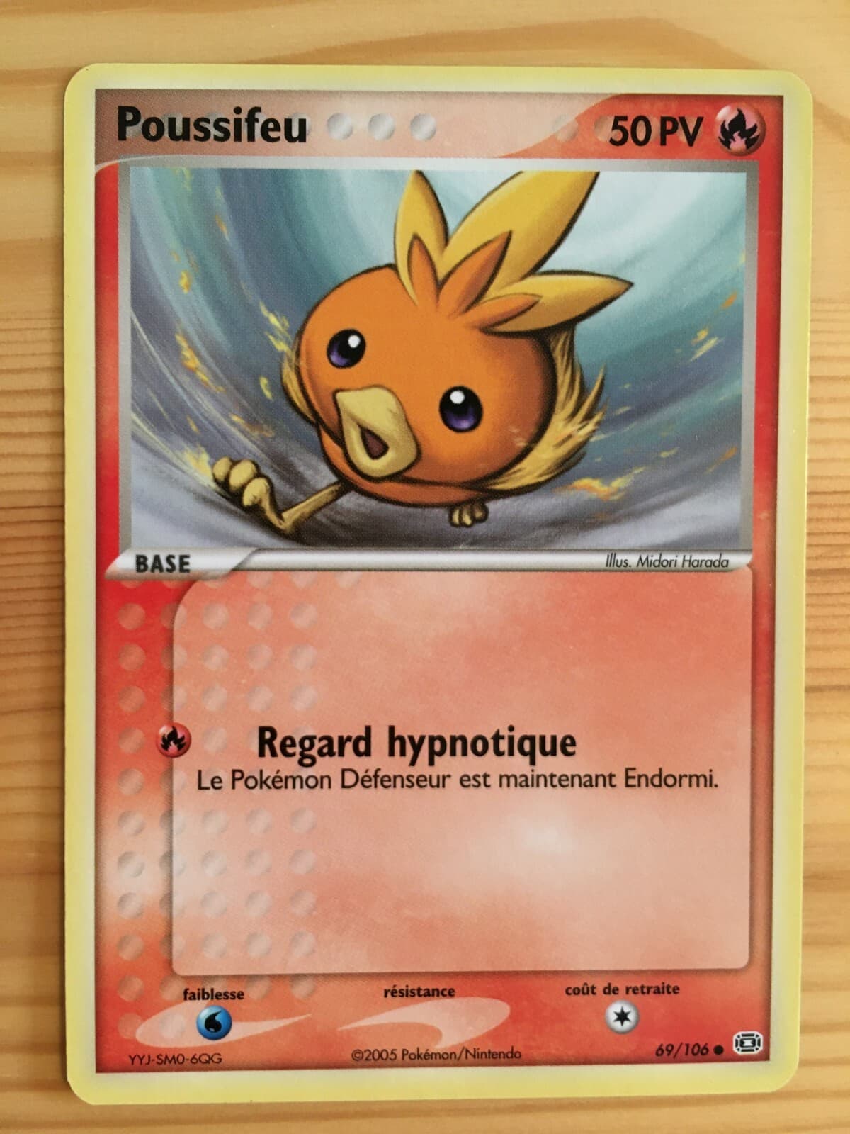Carte Pokémon COMMUNE Poussifeu 69/106 EX Emeraude Bloc EX FR