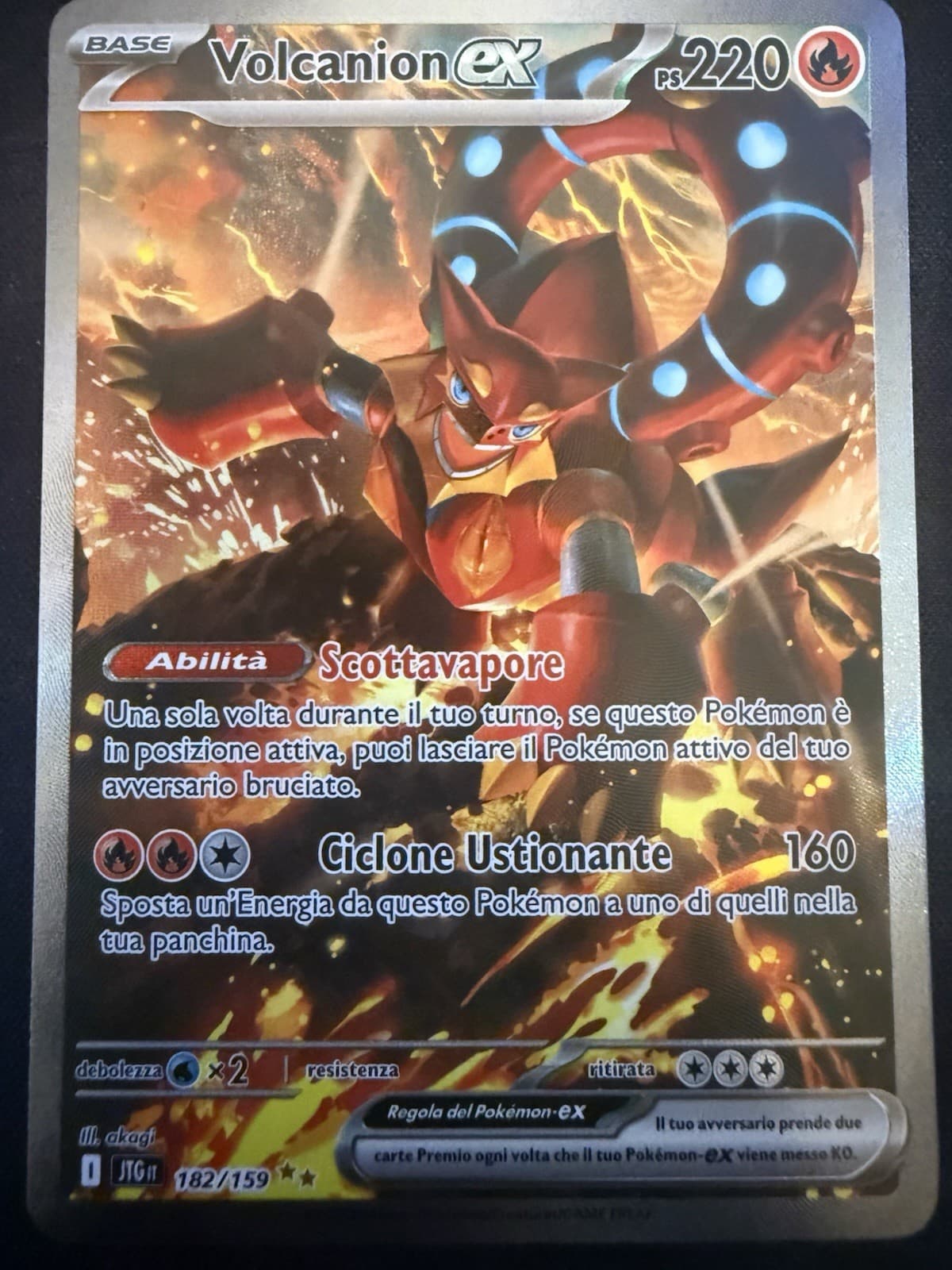 Volcanion EX  Alternative 182/159 Avventure insieme near mint ITA