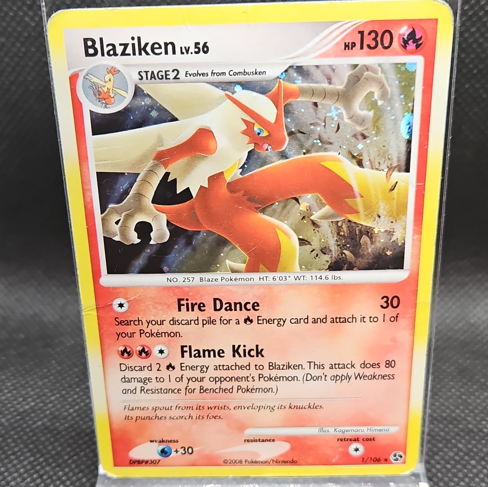 Pokémon TCG Blaziken Great Encounters Holo Rare EN 130HP 1/106