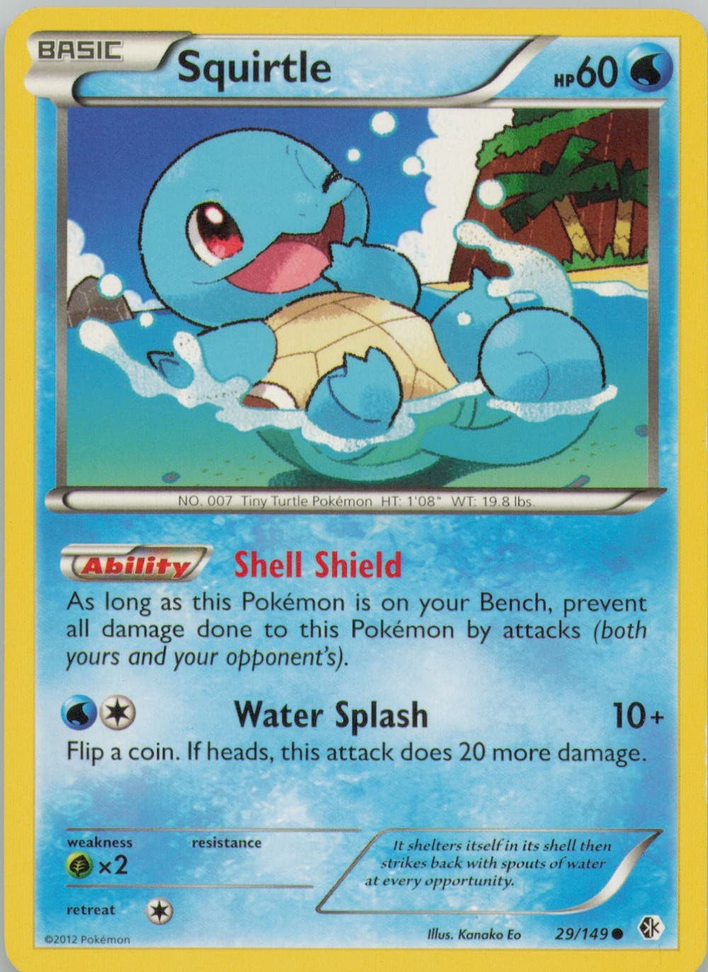 SQUIRTLE 29/149 C BOUNDARIES CROSSED POKEMON MP
