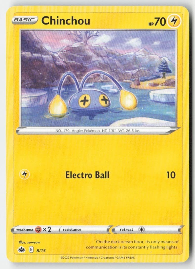 Chinchou 8/15 Promo MP Regular - McDonald's Collection 2022