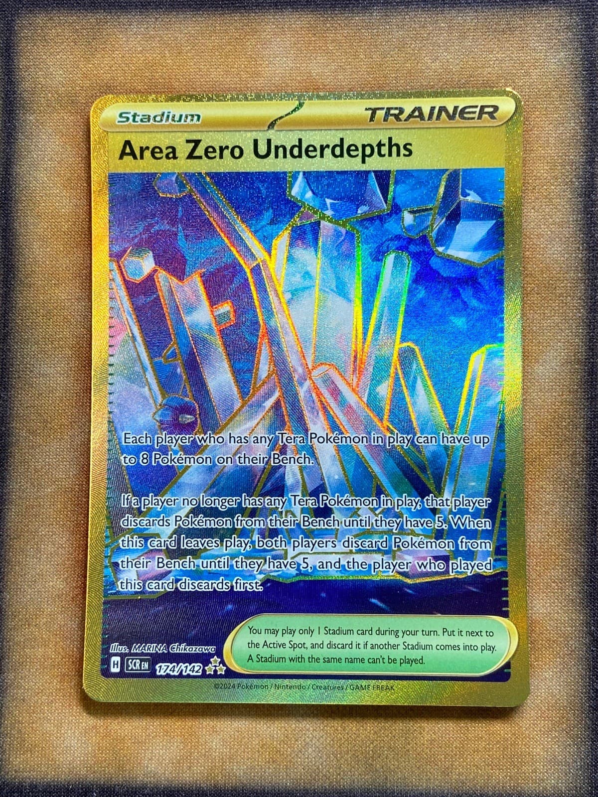 Pokemon Area Zero Underdepths 174/142 SV06 Stellar Crown Hyper Rare NM
