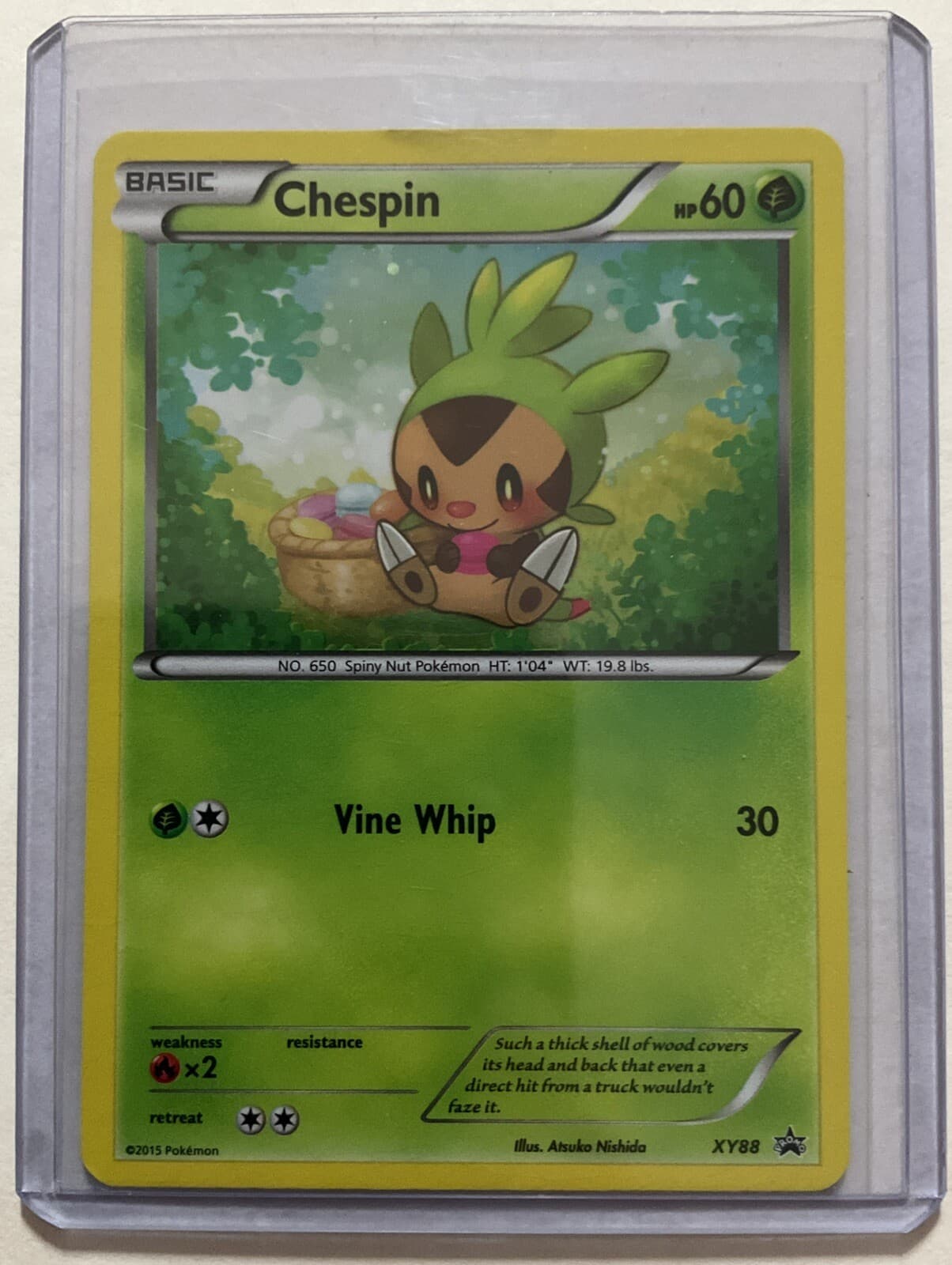 Pokemon Card - Promo - Chespin - XY88