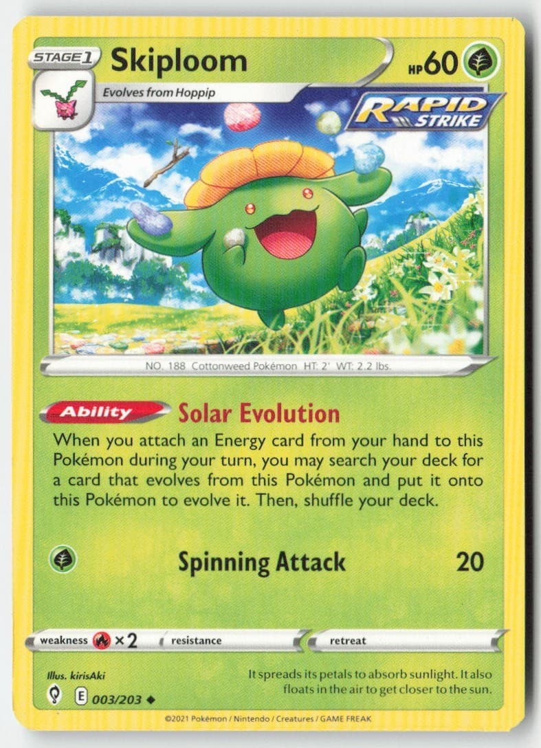 Skiploom 3/203 Uncommon MP Regular - Evolving Skies