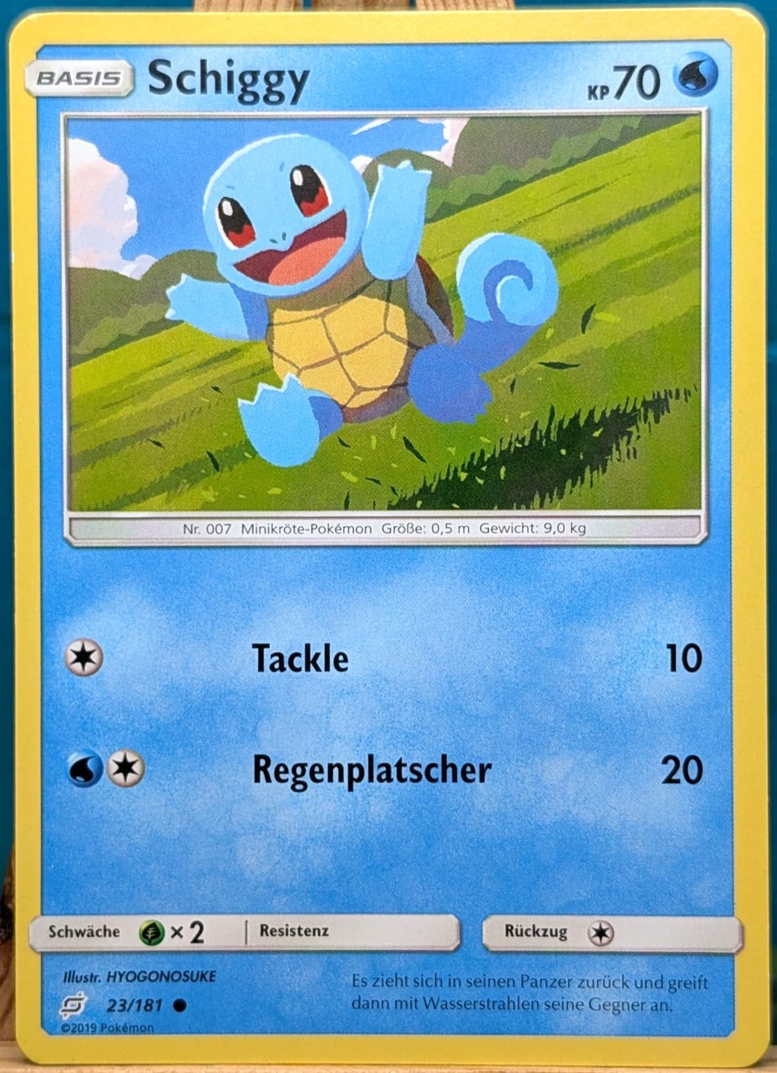 POKEMON - Teams sind Trumpf - Schiggy - 23/181 - Non-Holo - deutsch