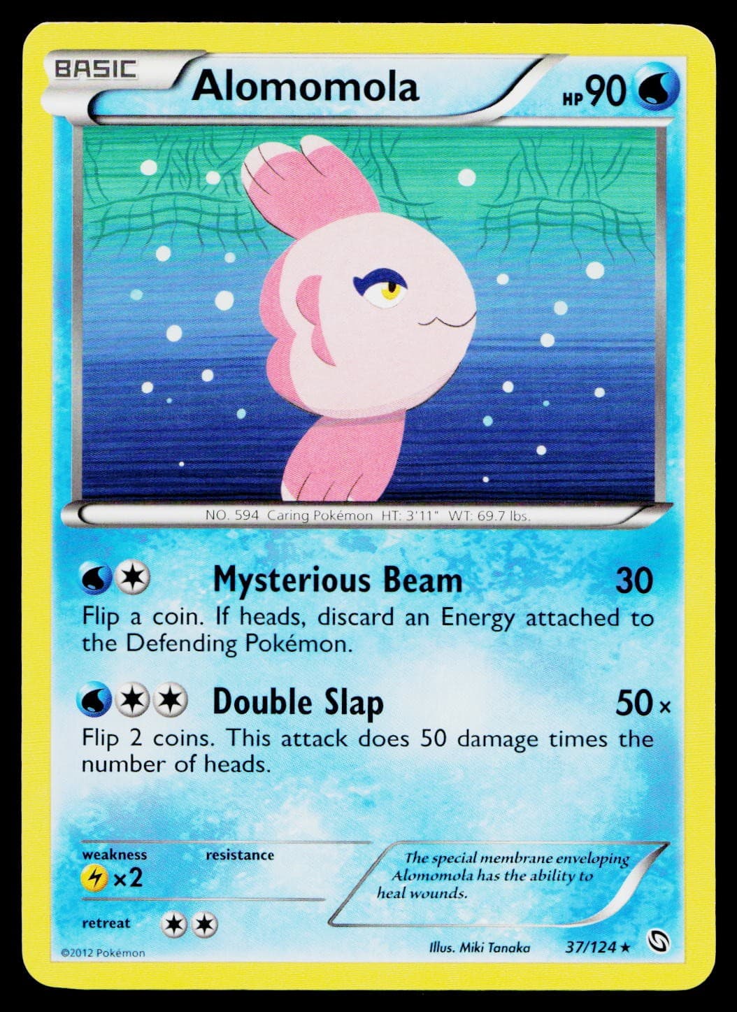 Alomomola 37/124 Rare Dragons Exalted Pokemon Lightly Played
