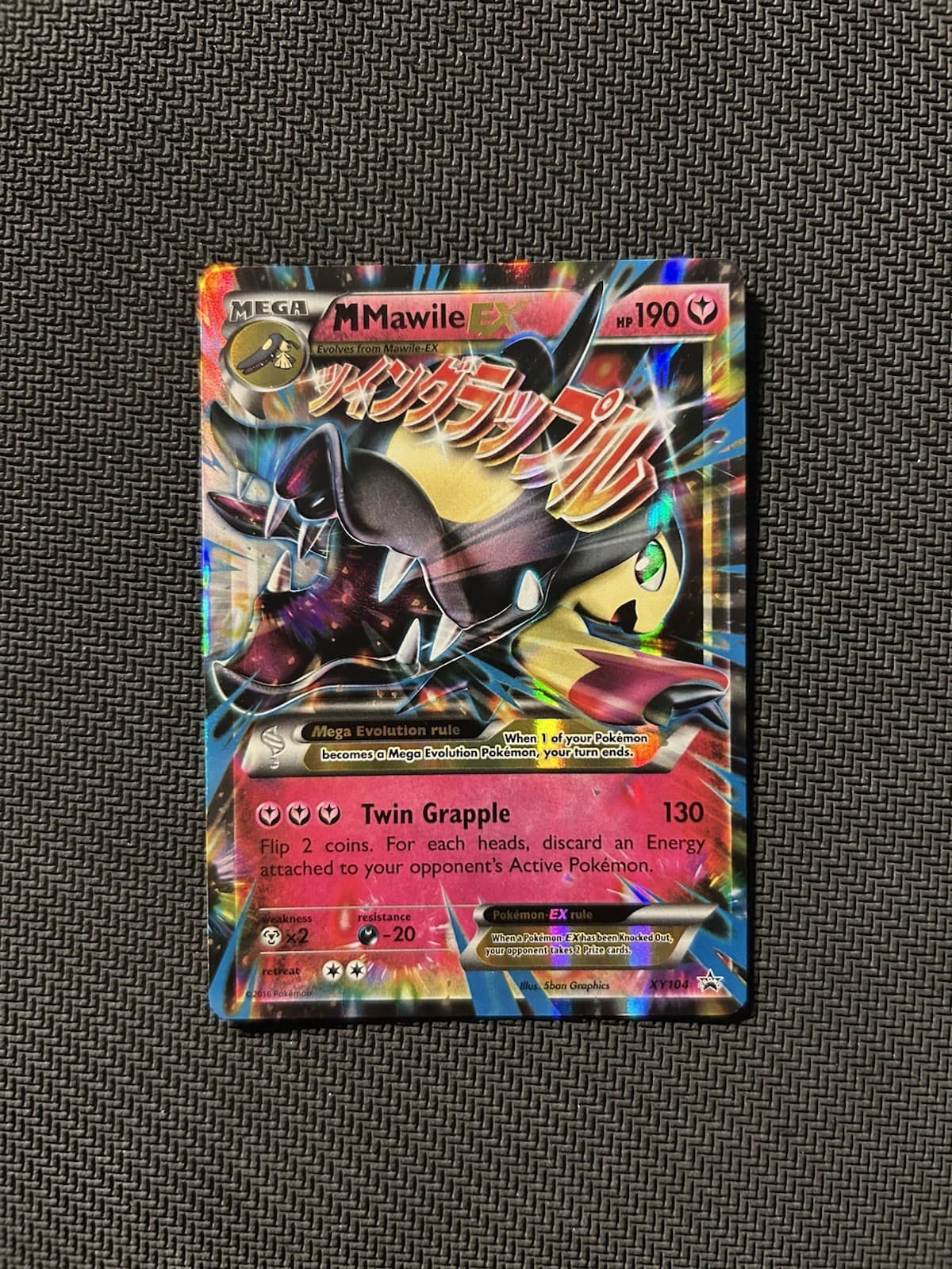 Pokemon TCG M Mawile EX XY104! HP Condition! See Description!