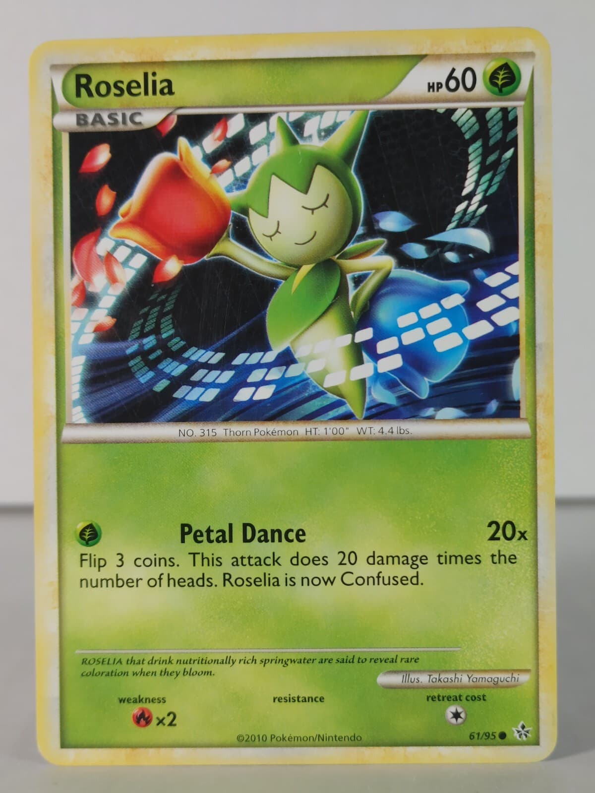 Roselia - HS Unleashed - 61/95 - singles - Pokemon TCG - Common