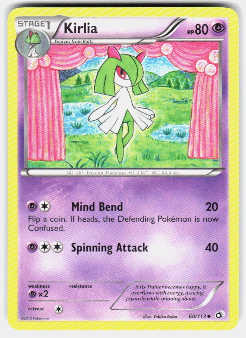 Pokemon Kirlia Legendary Treasures #60/113 LP