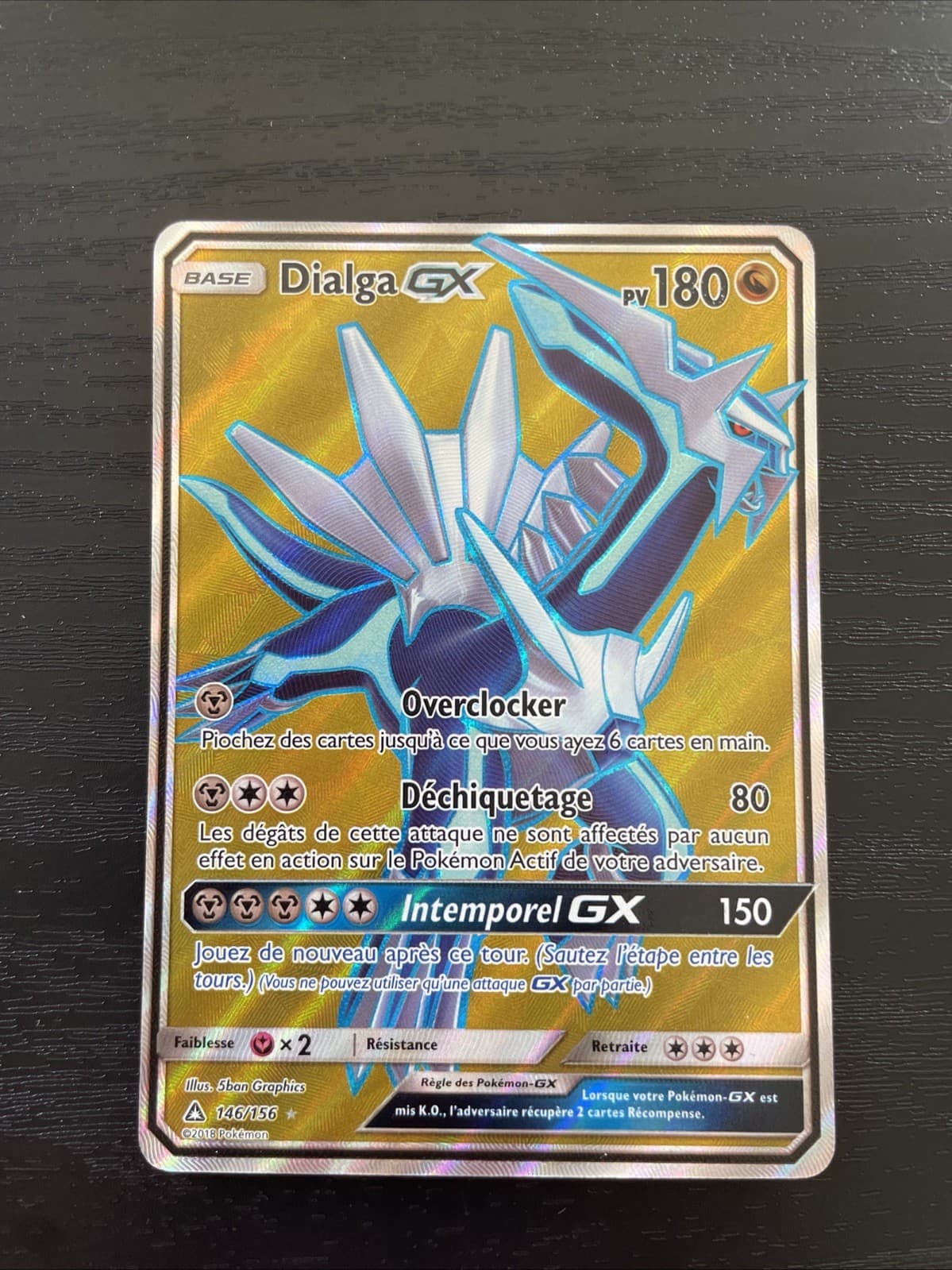 🇫🇷 - Carte Pokémon - Dialga GX 146/156 Ultra Prisme Française - NM/MINT