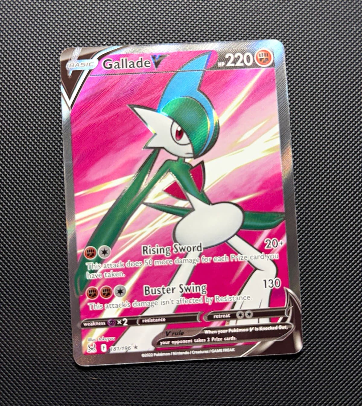 The Pokémon Company Gallade V 181/196 Lost Origin Ultra Rare FA Holo Eng 220HP