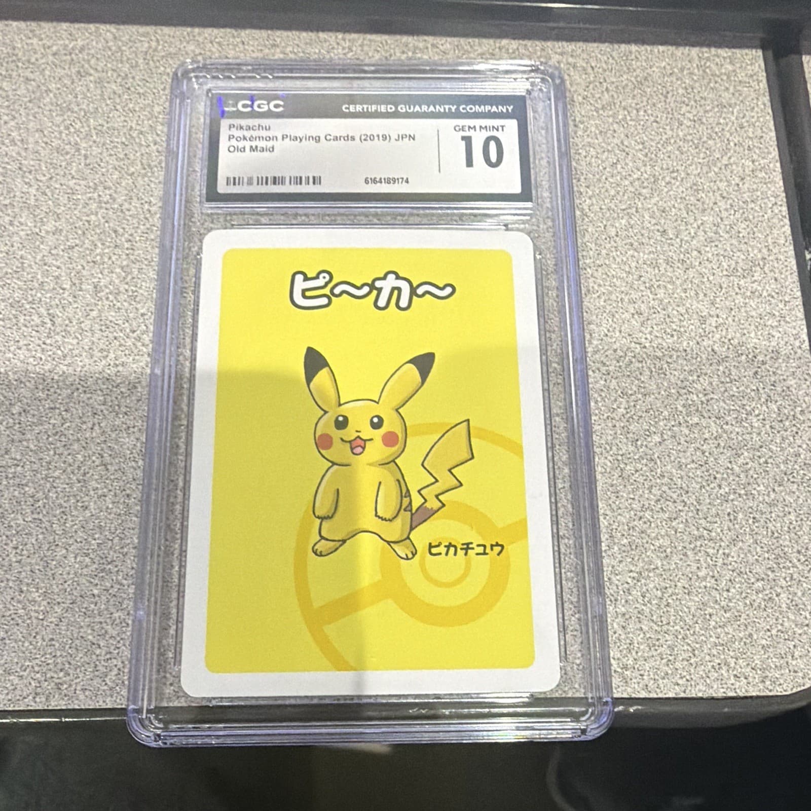 The Pokémon Company CGC 10 Pikachu JP Old Maid Playing Cards 2019 Graded