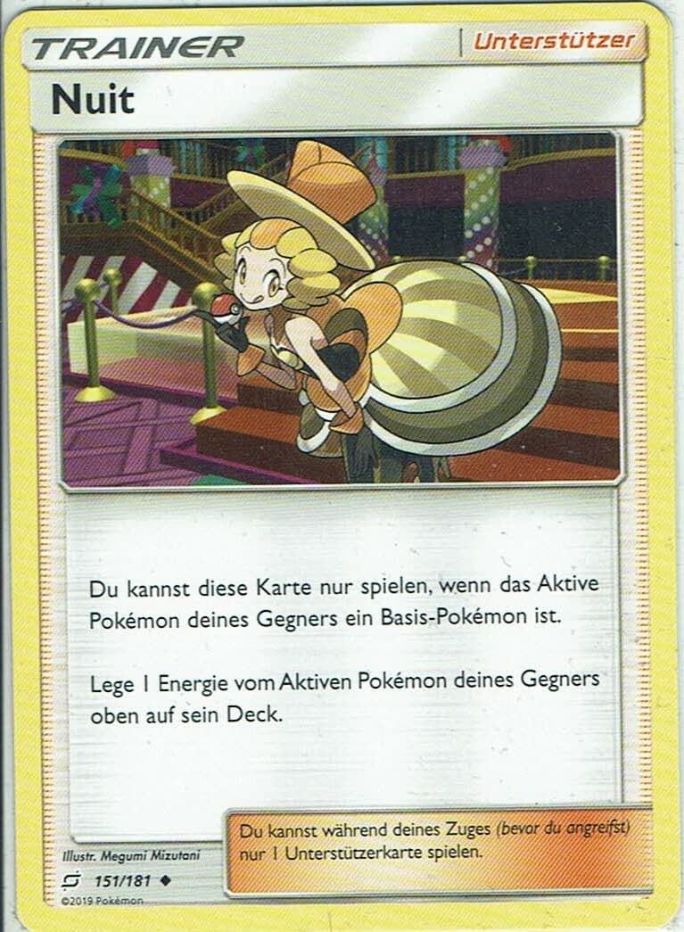 Pokemon Karte SM09 Teams Sind Trumpf Nr. 151/181 Nuit