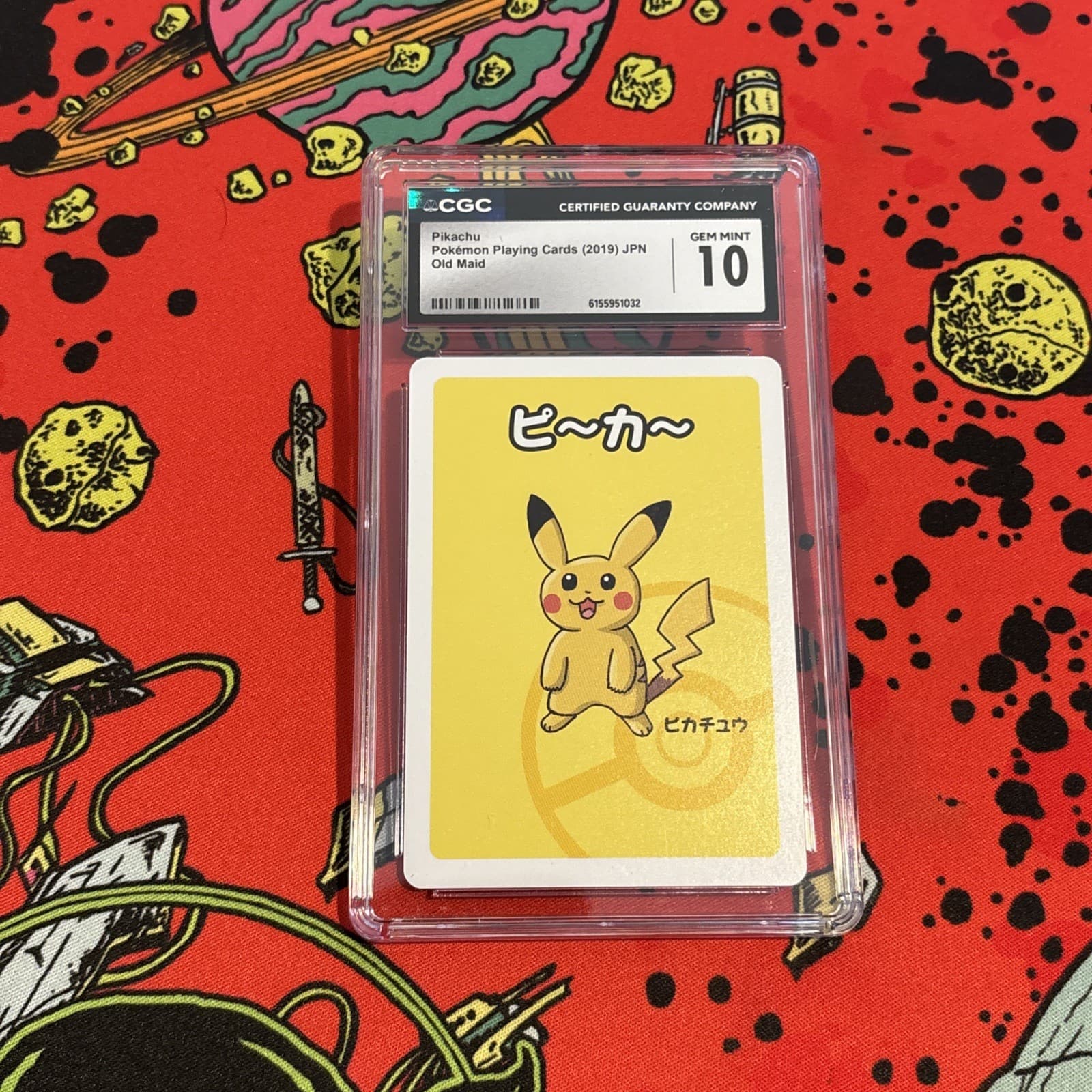 2019 Pokemon Playing Cards Japanese Old Maid Pikachu CGC 10 GEM MINT