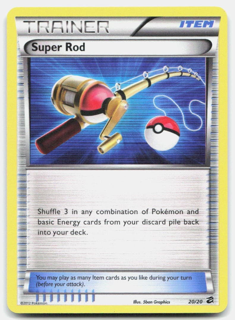 Dragon Vault Super Rod 20/20 Lightly Played Holo Pokemon R Tcg Card