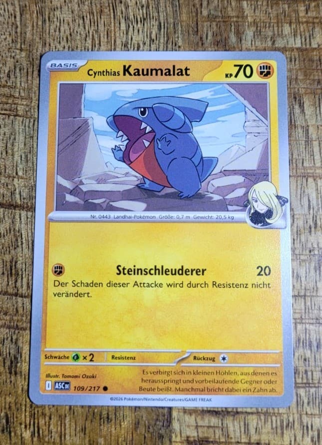 Cynthias Kaumalat 109/217 Normal Deutsch Erhabene Helden Pokémon TCG NM✨ 