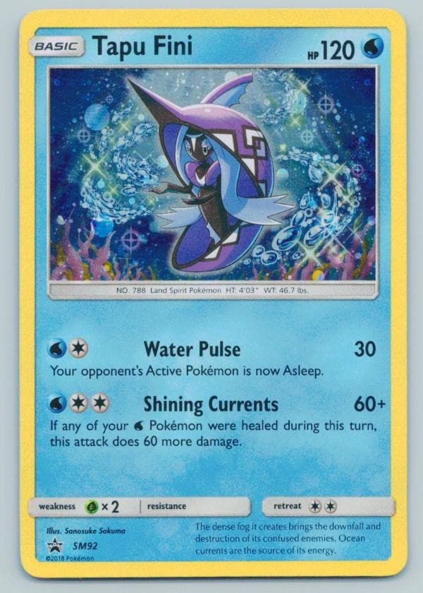 Tapu Fini SM92 SM92 | SM Promos | Holofoil | Moderately Played