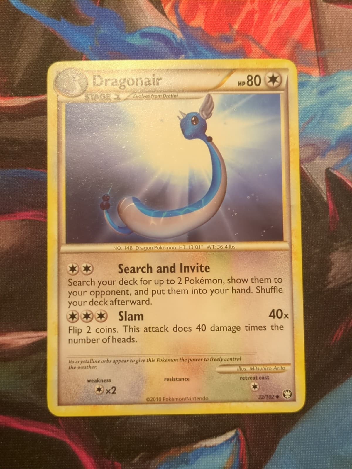 Pokemon TCG Dragonair 32/102 Triumphant Regular