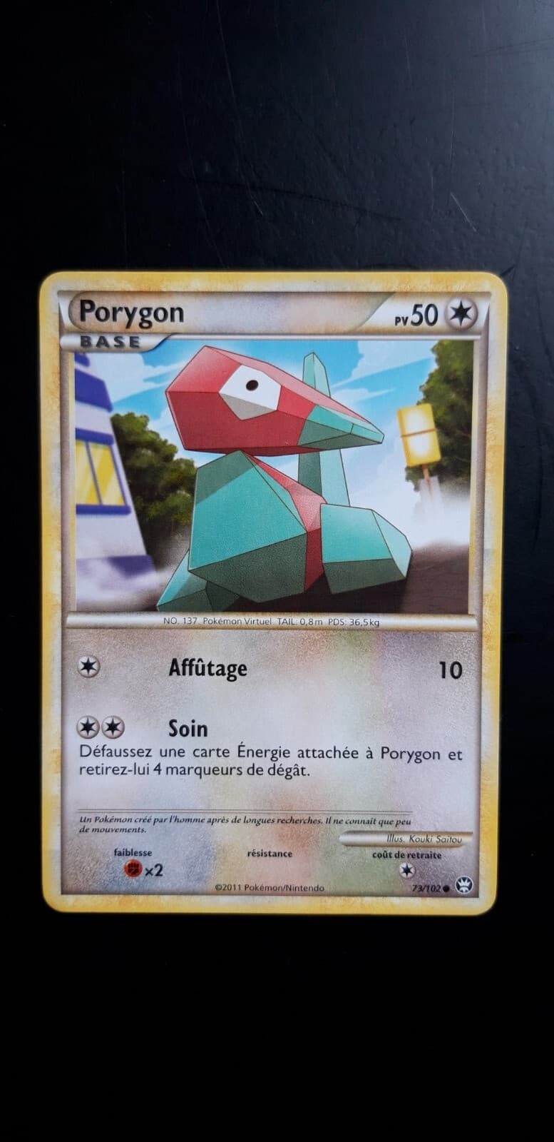 Carte Pokémon Porygon 73/102 HS Triomphe