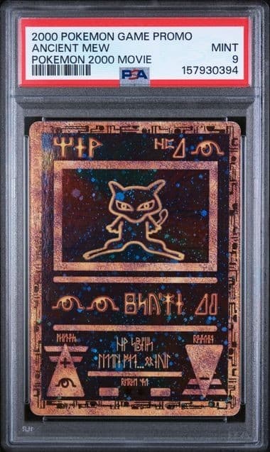 2000 POKEMON GAME MOVIE POKEMON 2000 MOVIE ANCIENT MEW PSA 9