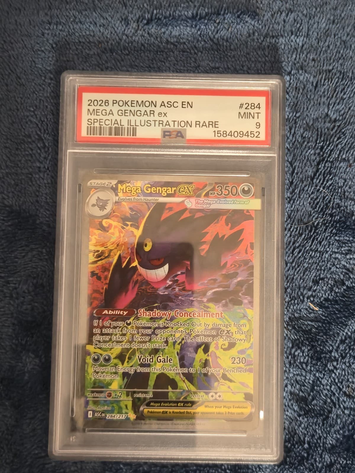Pokemon Mega Gengar 284/217 PSA 9 Ascended Heroes Alt Art