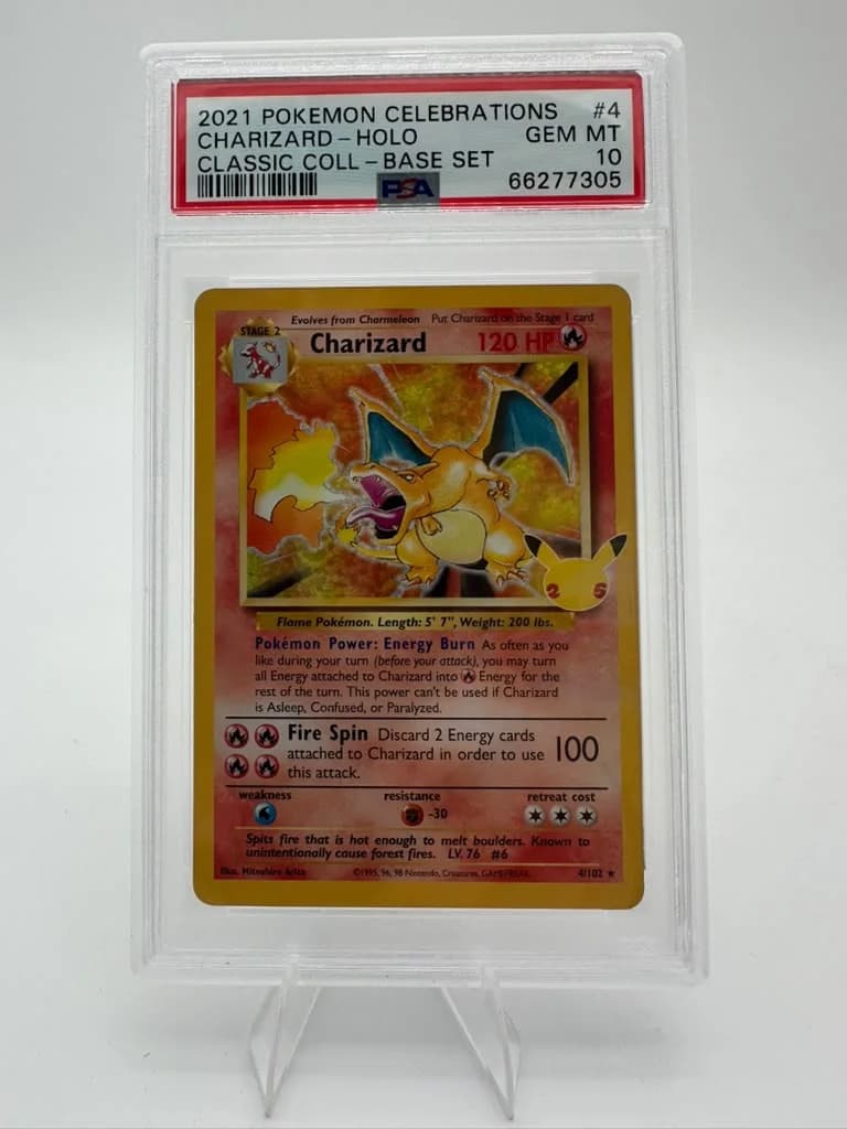 2021 Pokemon Celebrations Classic Collection Charizard PSA 10 #4