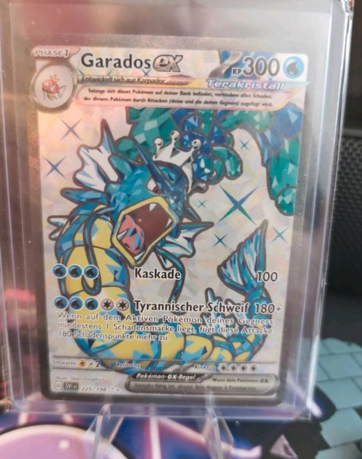 POKEMON - Karmesin & Purpur - Garados EX - 225/198 - DE NM
